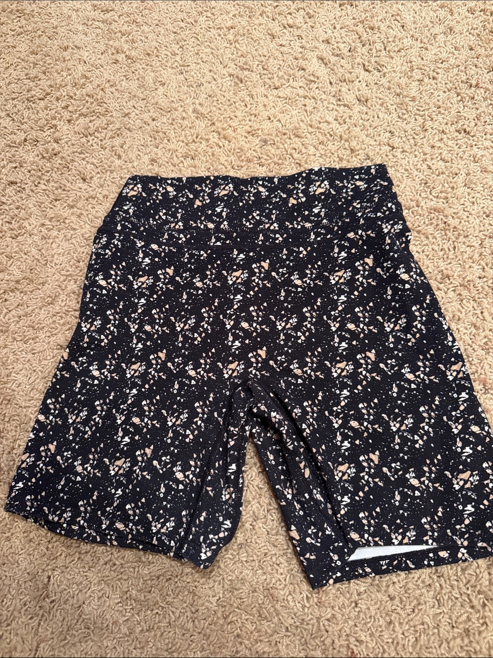 Black Flecked Women’s Performance Bike Shorts